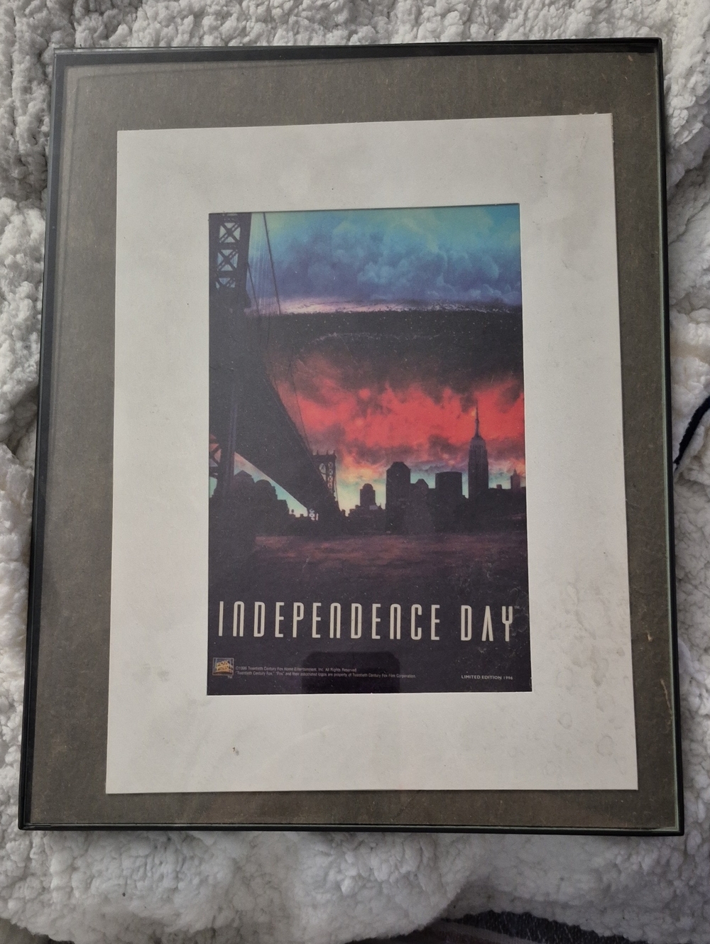 Independence Day Movie Poster Print - Dramatic Sunset Skyline